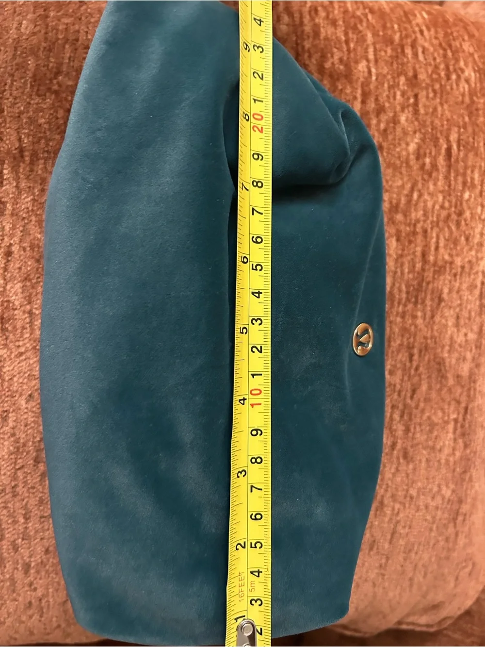 lululemon athletica Teal Velvet makeup Pouch
